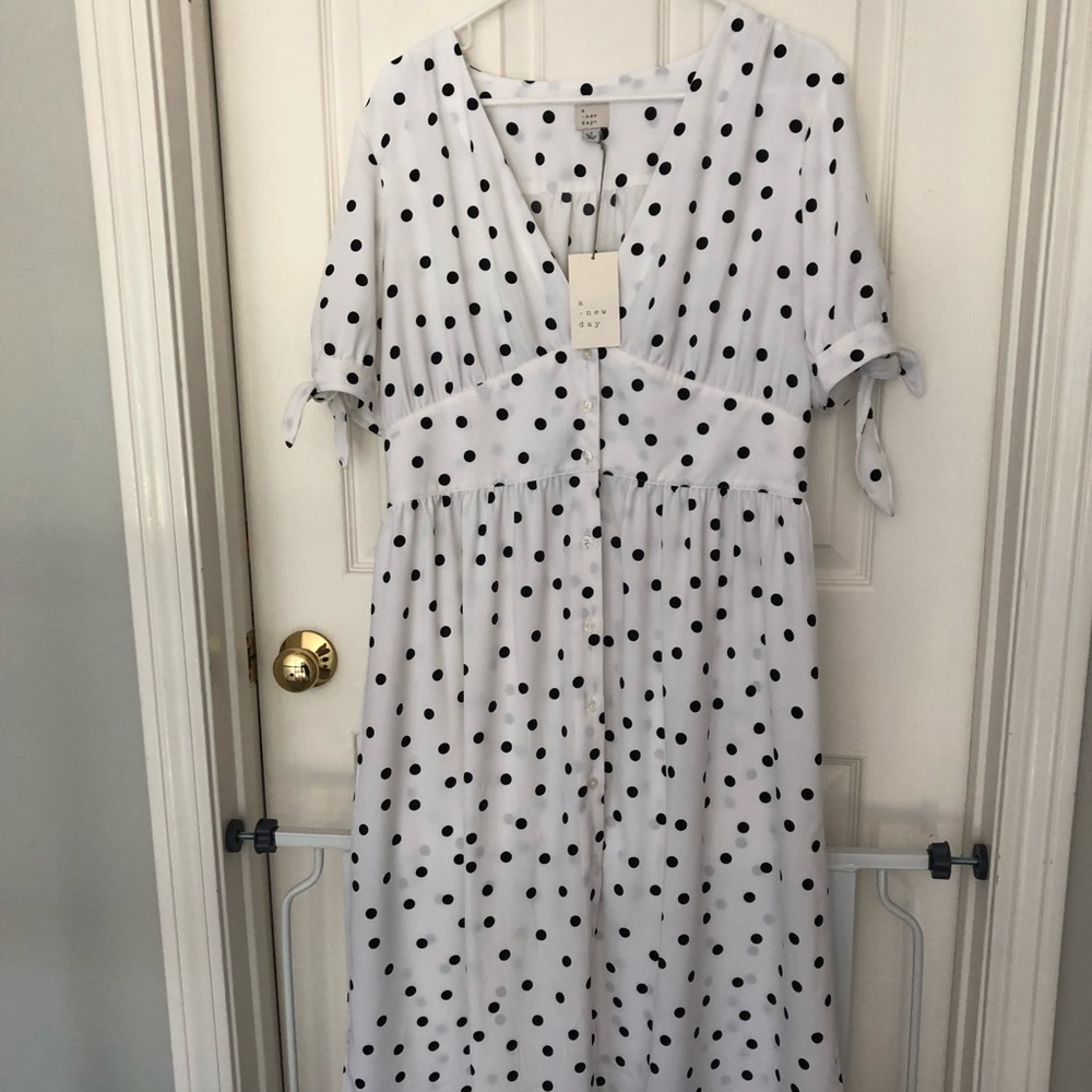 Polka A Dot Dress -Target “A New Day”